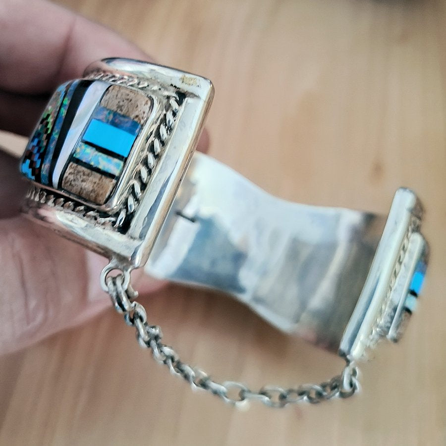 Bracelet Zuni Femme, Opale et Pierres