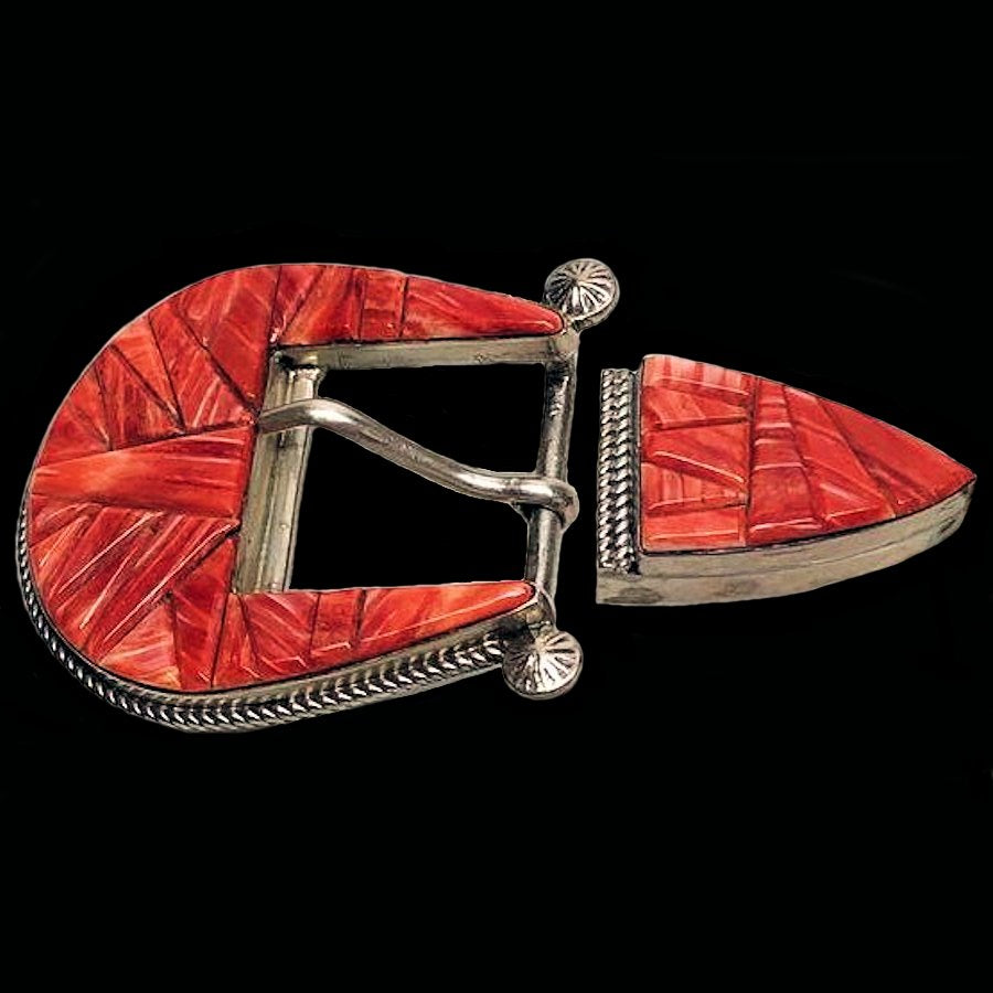 Boucle de Ceinture Ranger Overlay, en Argent Sterling