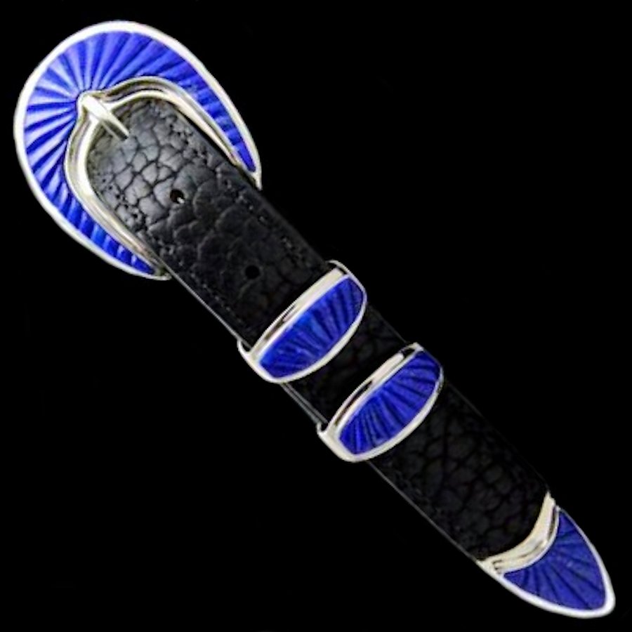 Boucle de Ceinture Ranger Overlay, en Argent Sterling