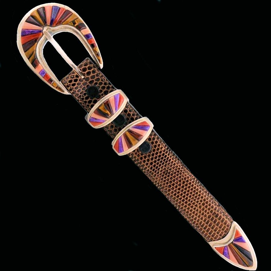 Boucle de Ceinture Ranger Overlay, en Argent Sterling