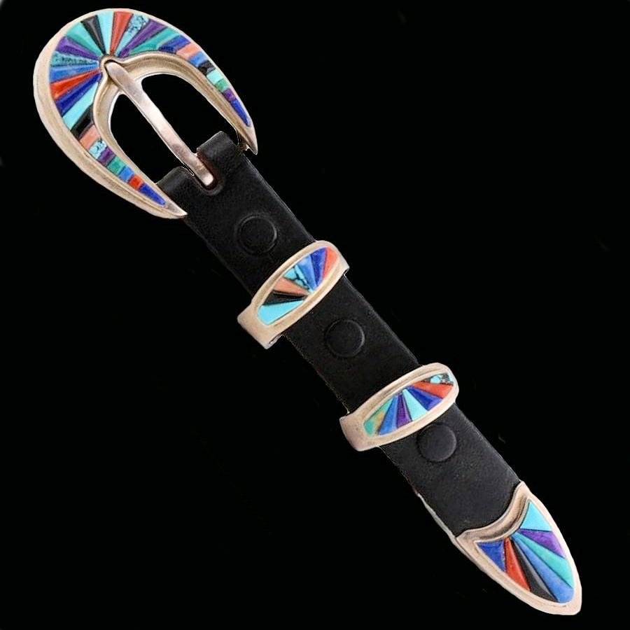 Boucle de Ceinture Ranger Overlay, en Argent Sterling