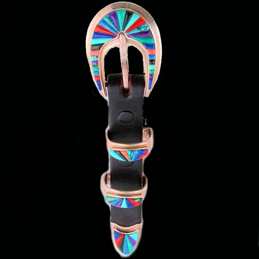 Boucle de Ceinture Ranger Overlay, en Argent Sterling