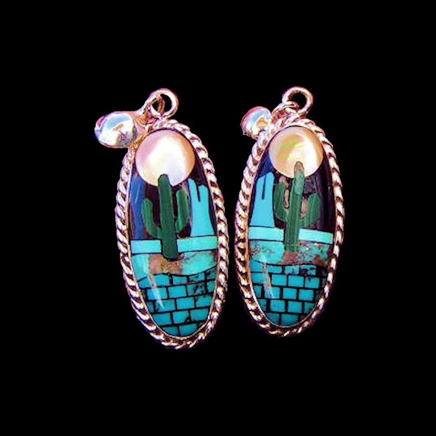 Boucles d'Oreilles MONUMENT VALLEY ET CACTUS