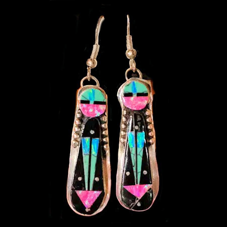 Boucles d'Oreilles Zuni, Kashina et Flèche