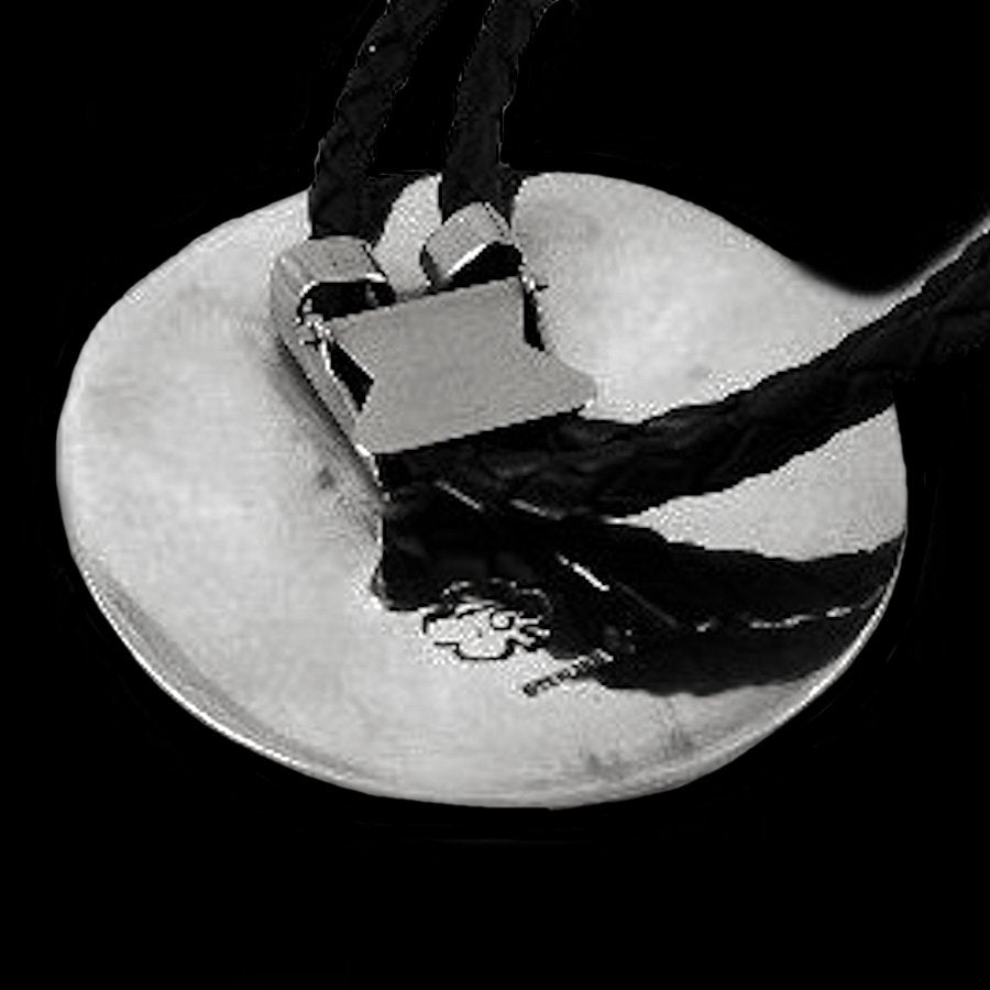 Bolo-Tie Patte d'Ours en Argent et Turquoise