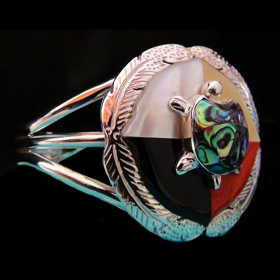 Bracelet Tortue et Roue Médecine