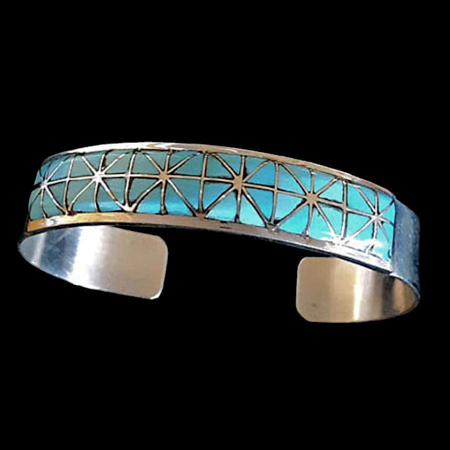 Bracelet navajo Inlay Turquoise