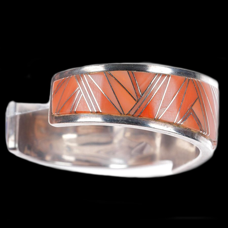 Bracelet Lapis Lazuli et Spondylus en Argent