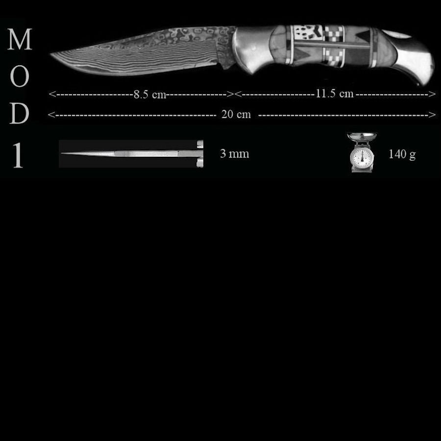 Couteau pliant Motif Bison