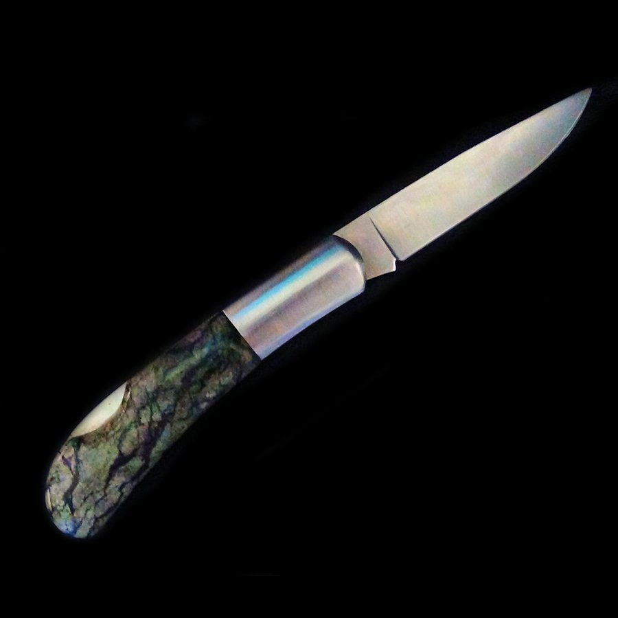 Couteau Pliant Manche en Serpentine