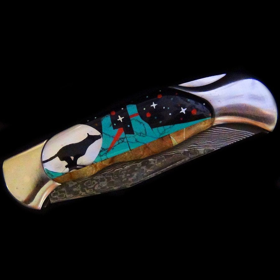 Couteau Pliant Running Wolf