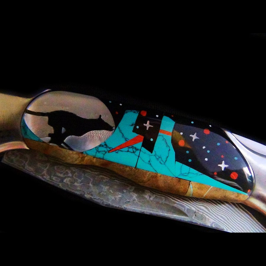 Couteau Pliant Running Wolf