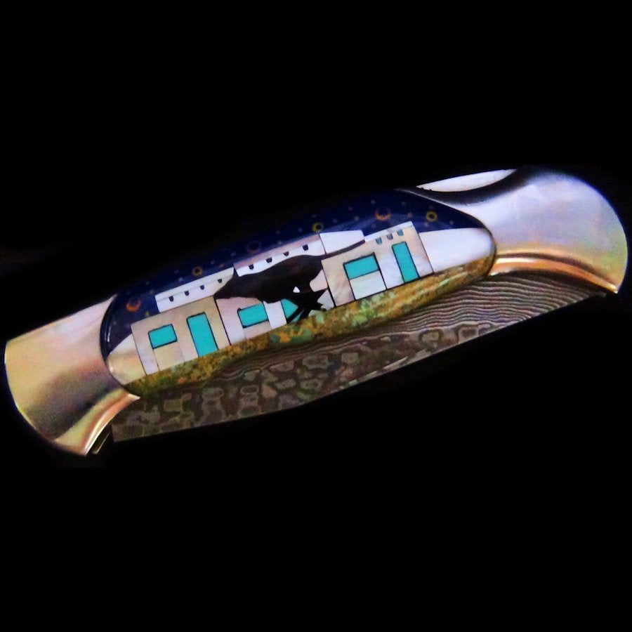 Couteau pliant Motif Loup