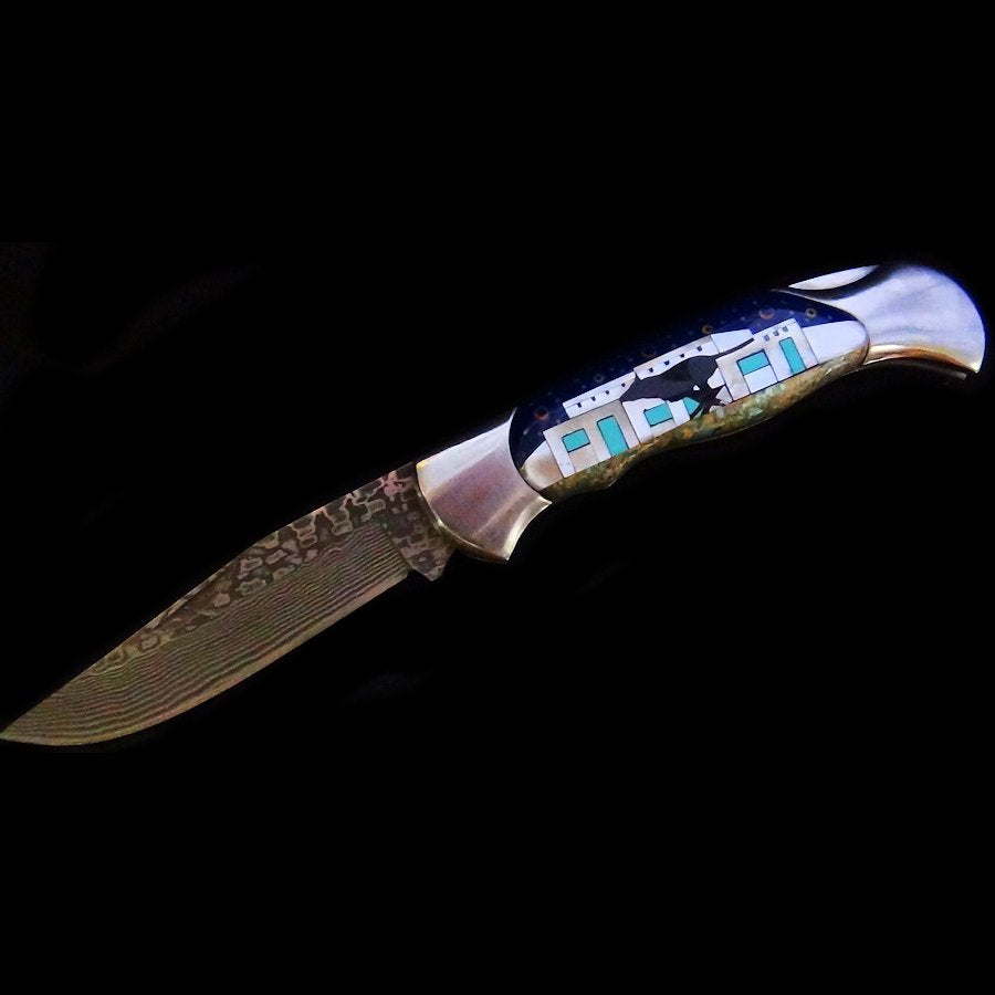 Couteau pliant Motif Loup