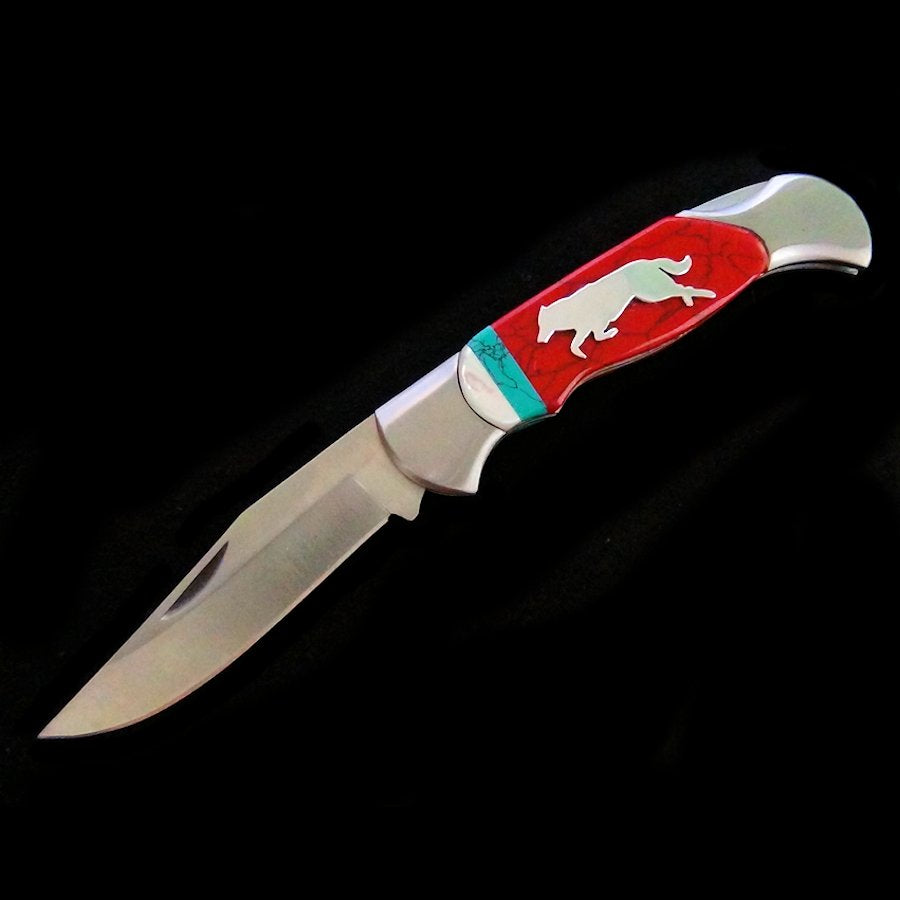 Couteau pliant Motif Loup