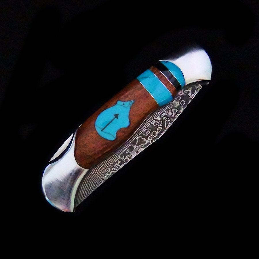 Couteau Pliant Running Wolf by Night