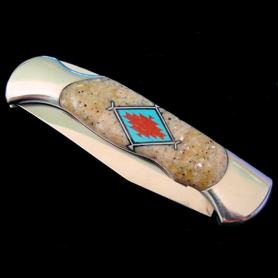 Couteau Pliant Symbole Navajo
