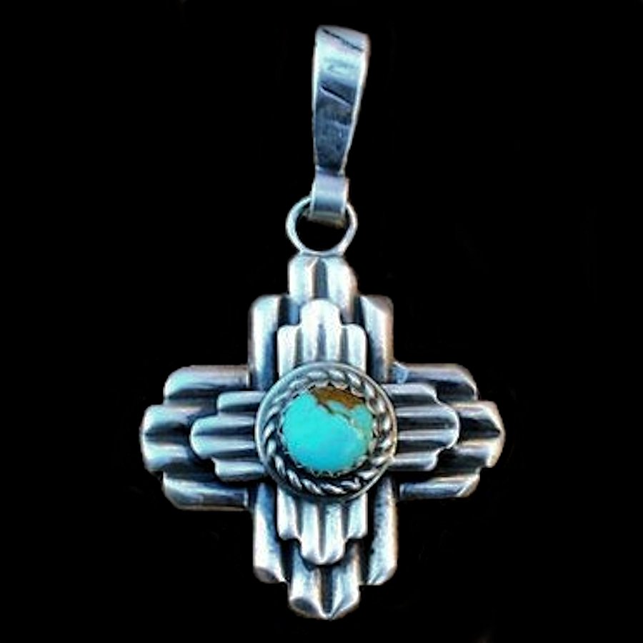 Pendentif Amérindien Symbole Zia