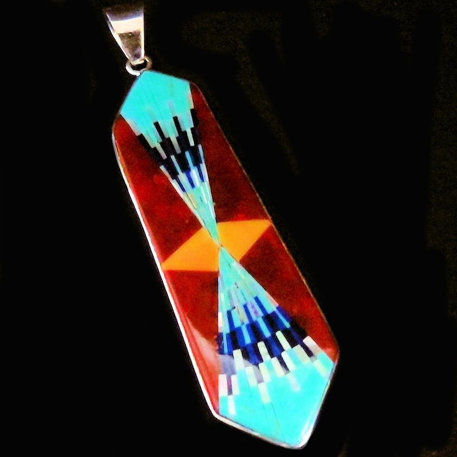 Pendentif Réversible Loup Hurlant à la lune