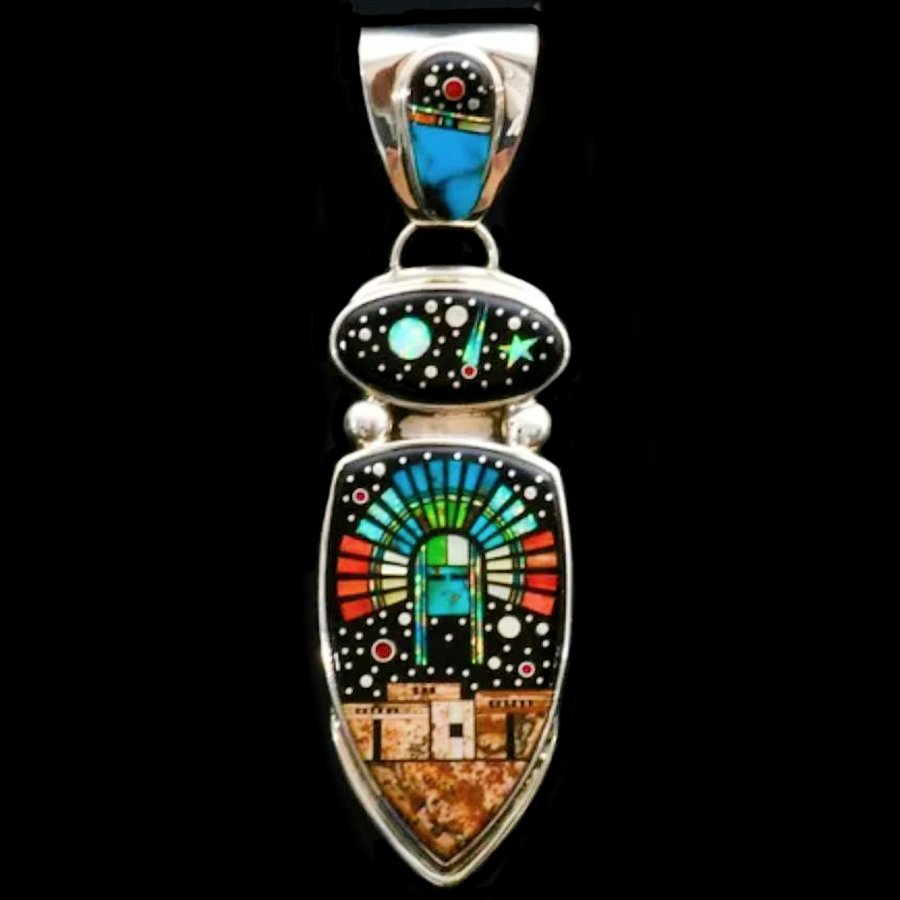 Pendentif Pointe de Flèche, Kashina, Pueblo by Night