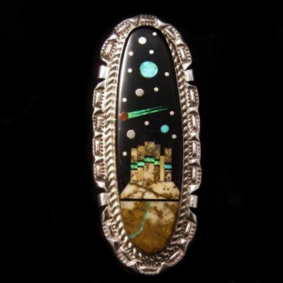 Bague Monument Valley By Night en Argent 925 Pour Femme