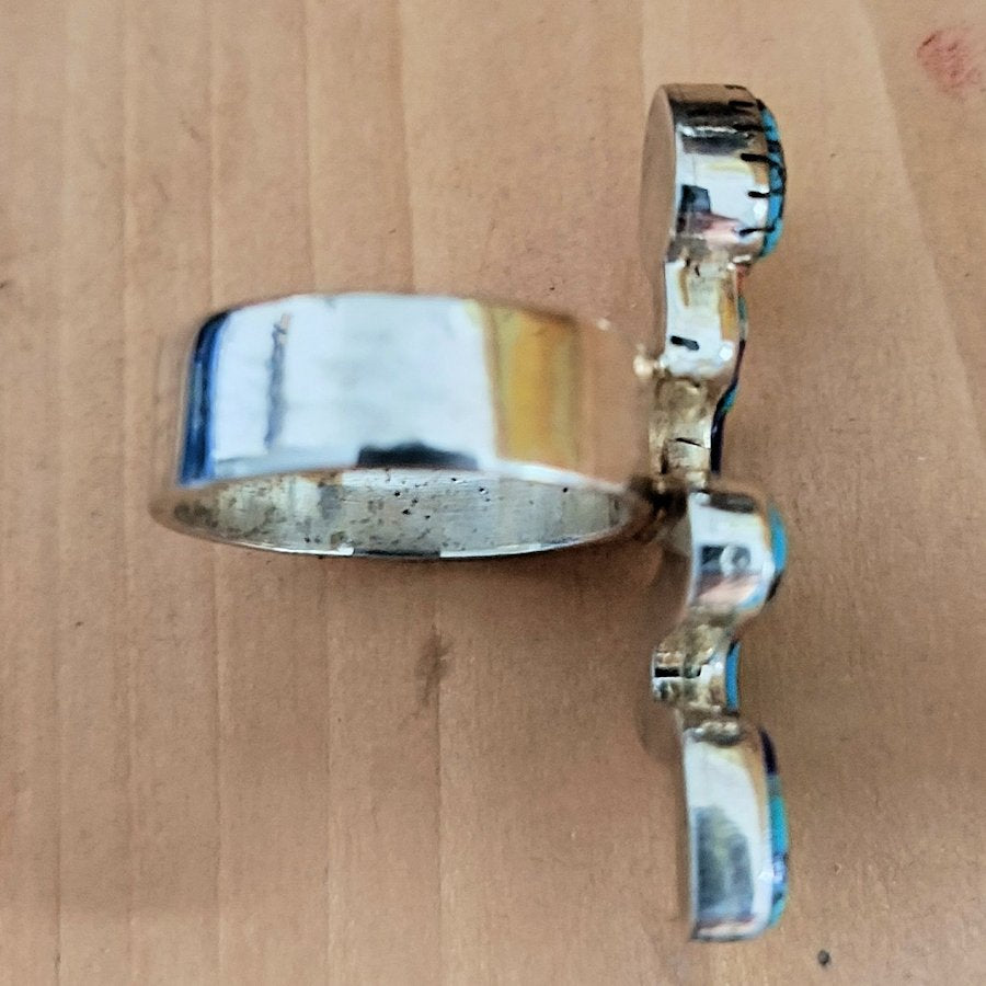 Bague Serpent Navajo Pour Femme, Taille 8