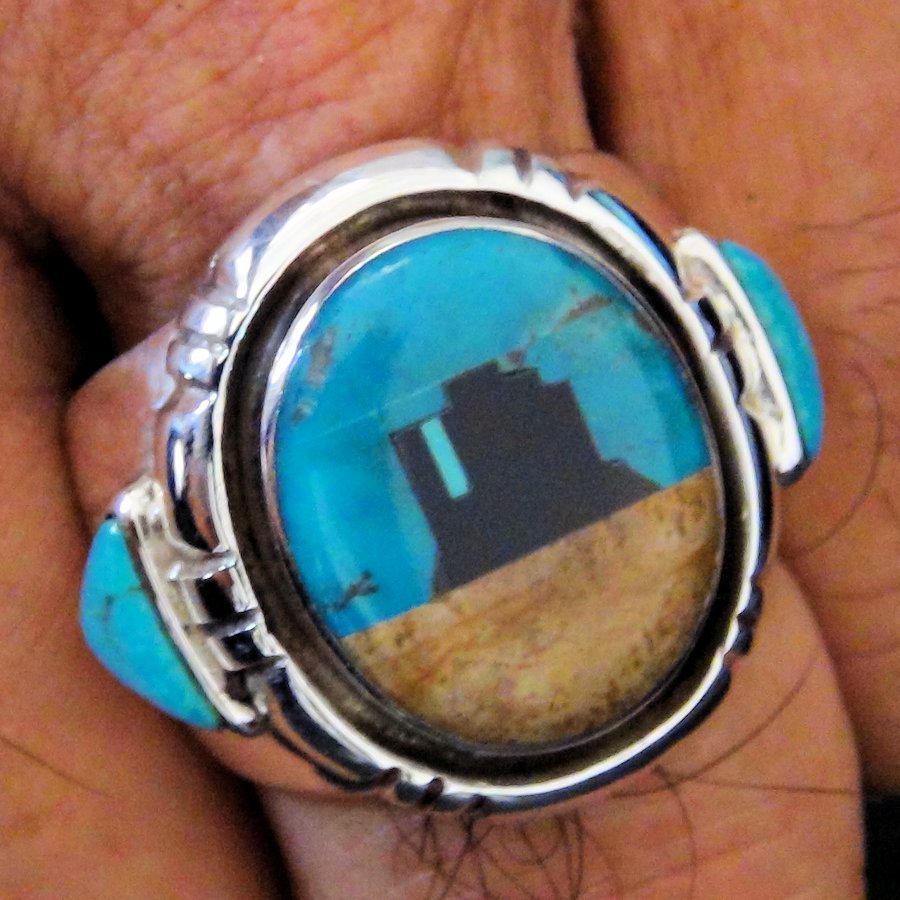 Bague Amérindienne Navajo Monument Valley