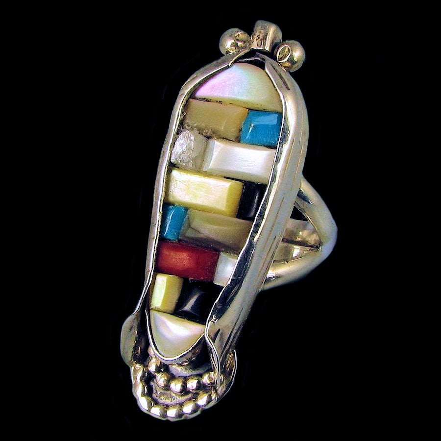 Bague Navajo Corn Row Pour Femme