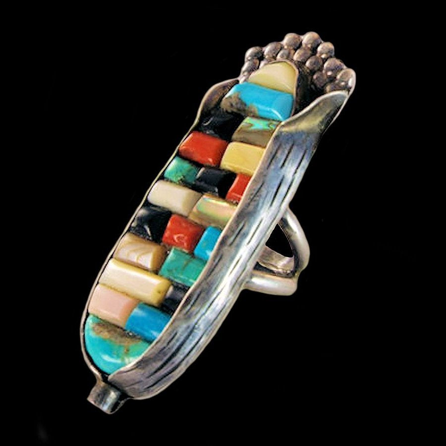 Bague Navajo Corn Row Pour Femme