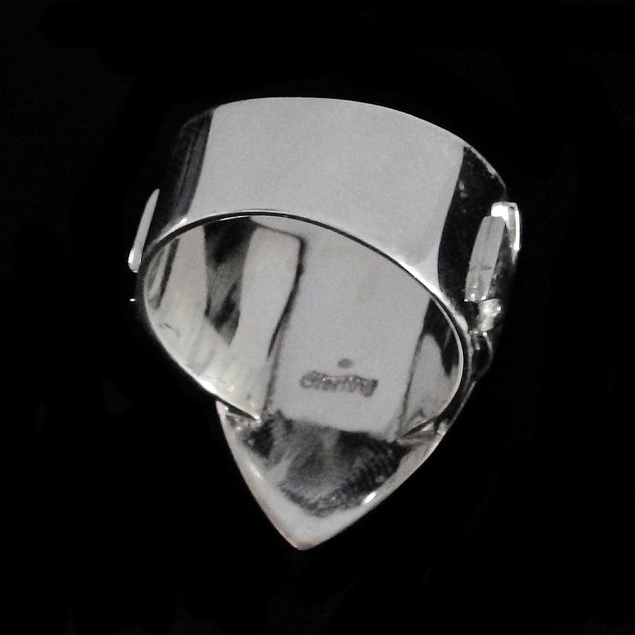 Bague Médiévale Temple Malte en Argent et Plaqué Or