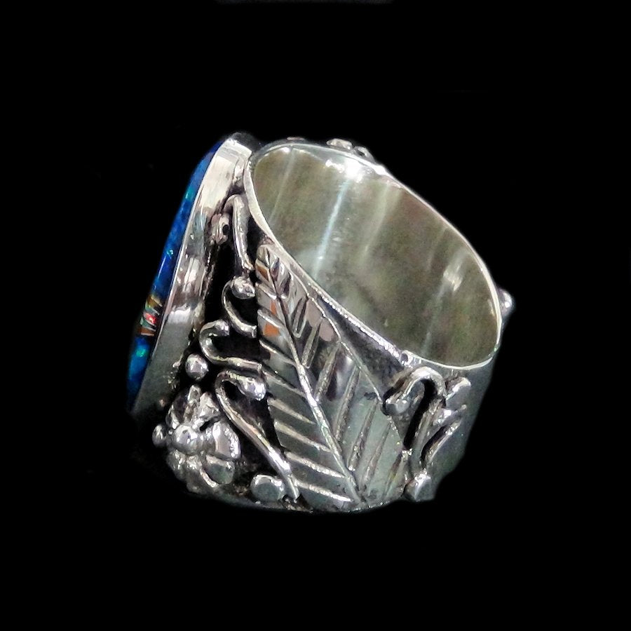 Bague Chevaliere Navajo 3 Plumes