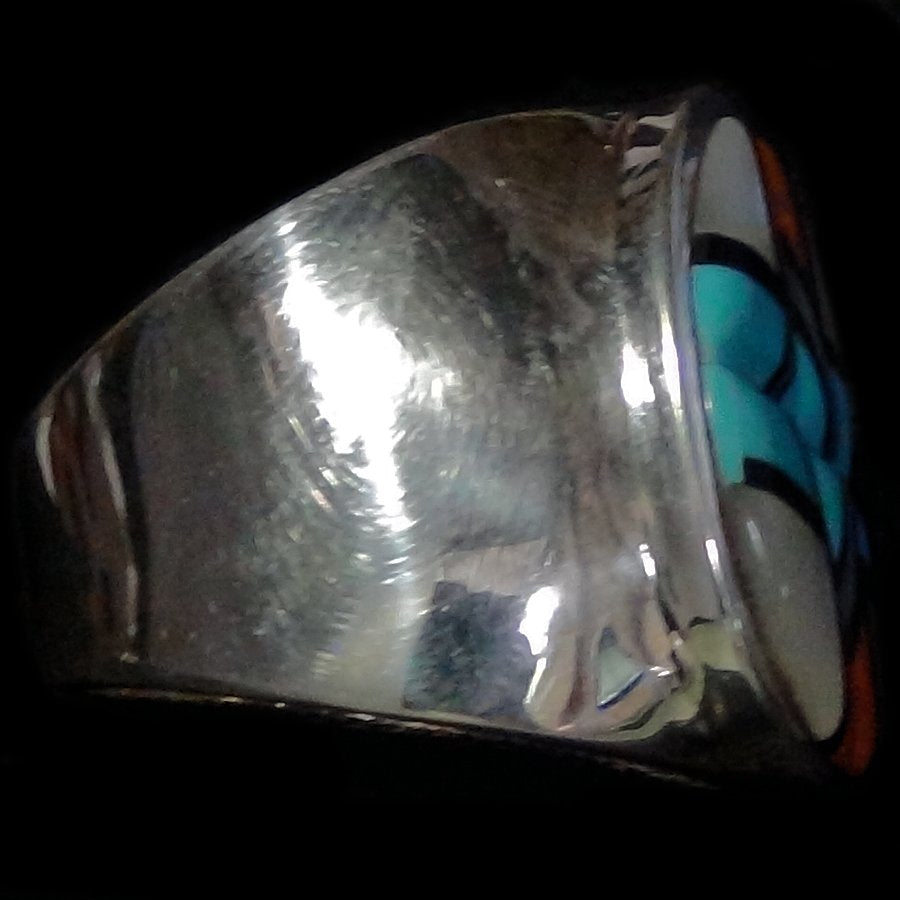 Bague Amérindienne Symbole Navajo