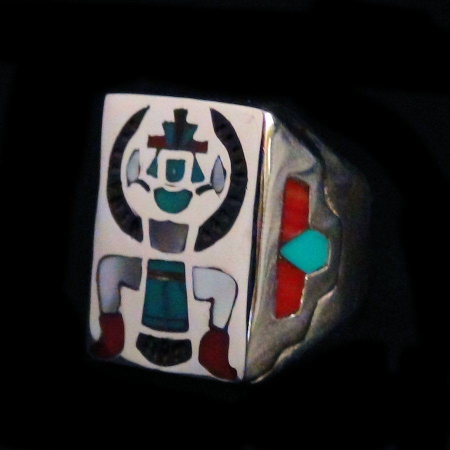 Bague Argent Zuni Knife Wing Multicolore