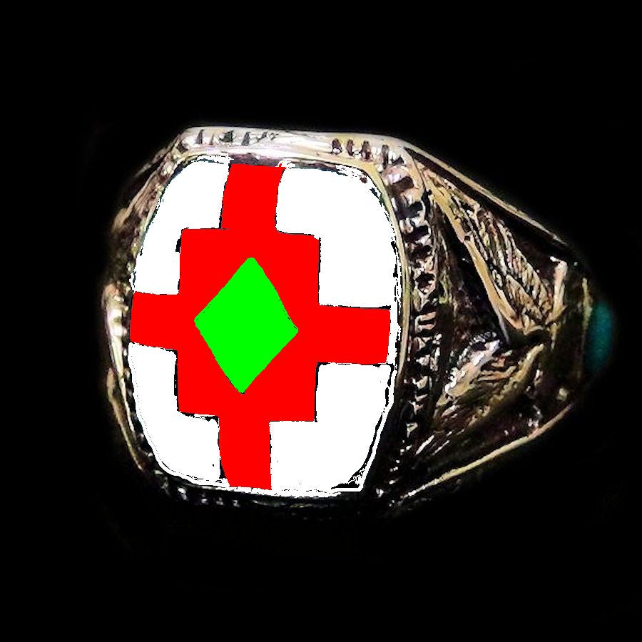 Bague Chevalière Amérindienne Pour Femme et pour Homme Symbole Navajo