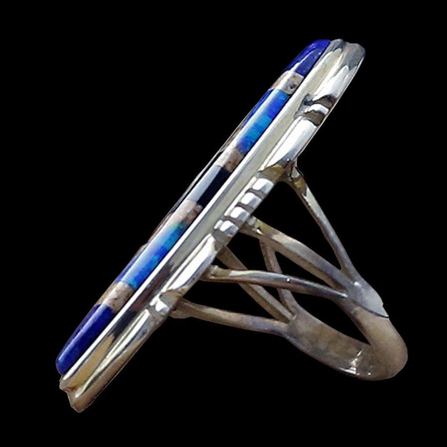 Bague Amérindienne Ovale, Symbole Navajo