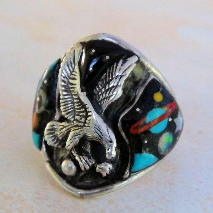 Bague Aigle, Univers, Espace, Cosmos