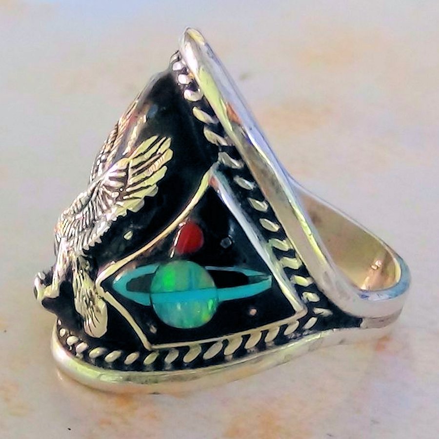Bague Aigle, Univers, Espace, Cosmos