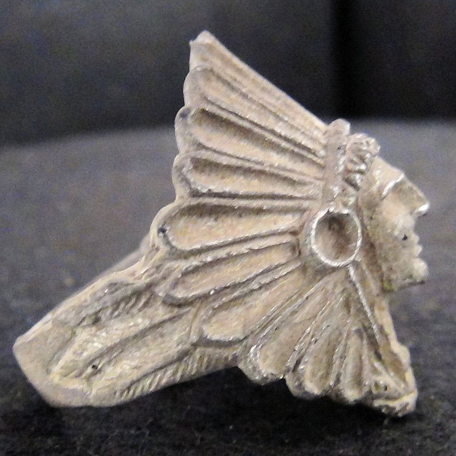 Bague Chef Indien en Argent, Couleurs Au Choix