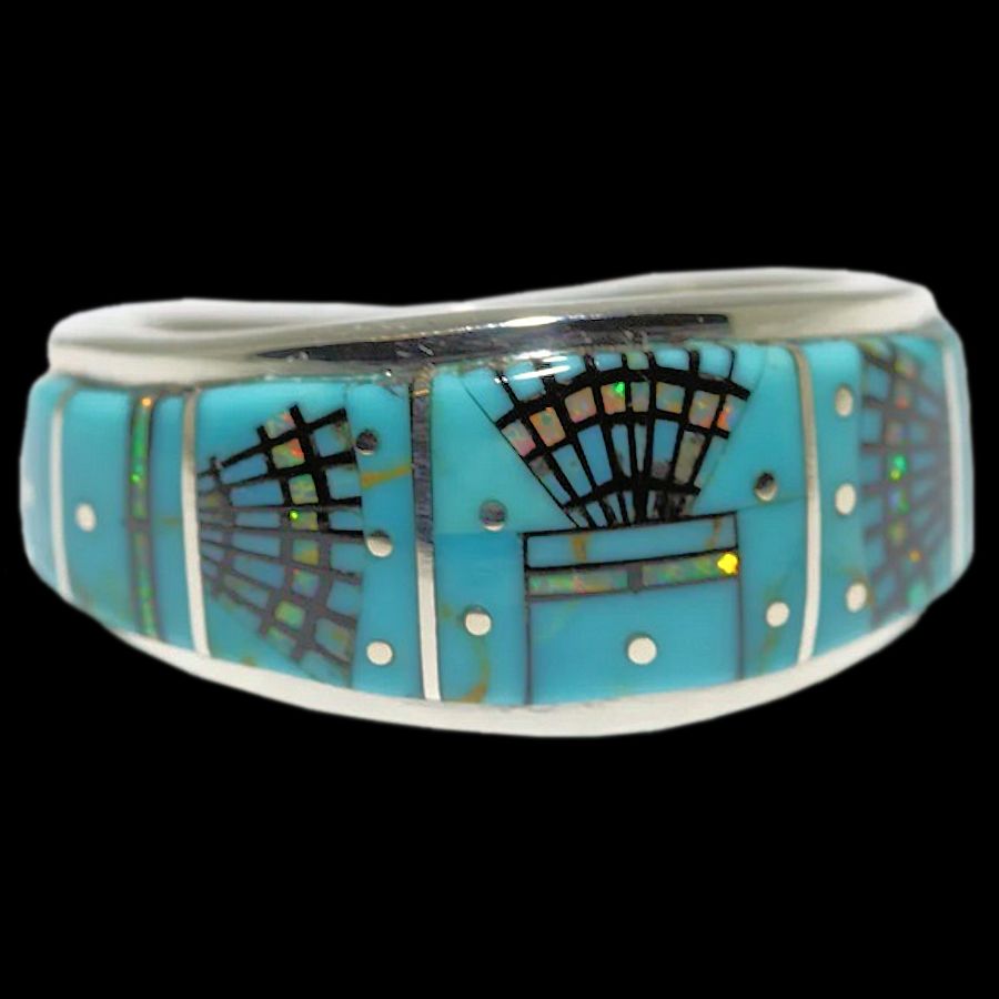 Anneau Kashina, Micro Inlay Turquoise