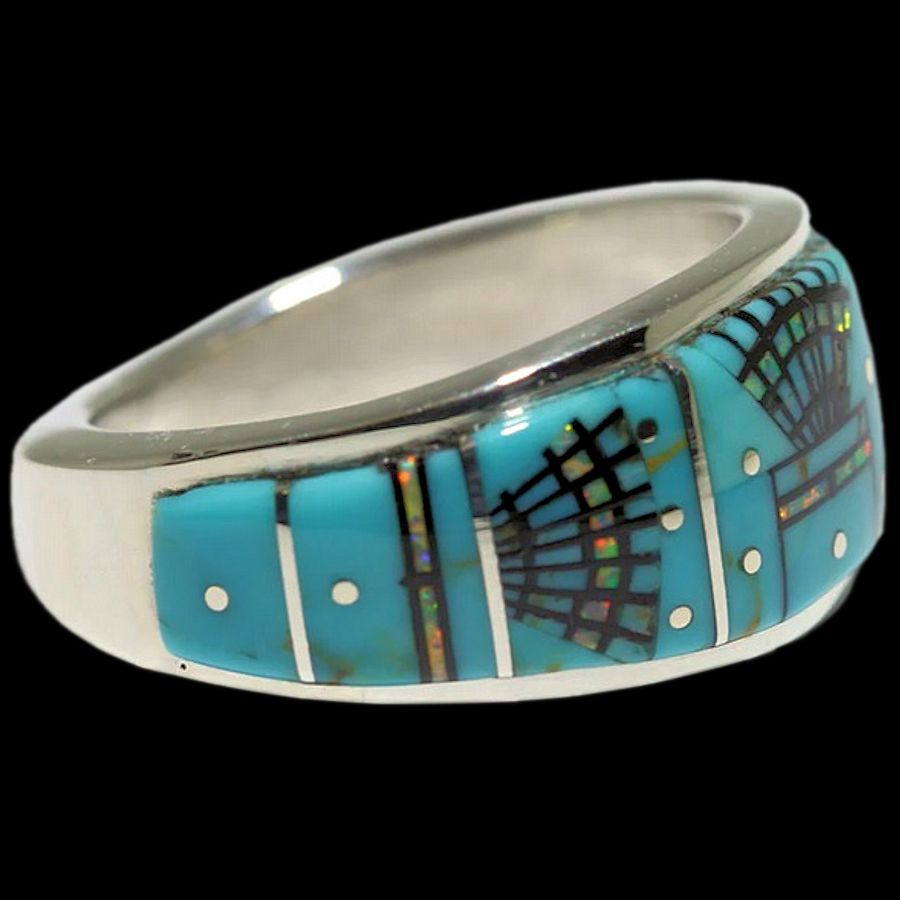 Anneau Kashina, Micro Inlay Turquoise