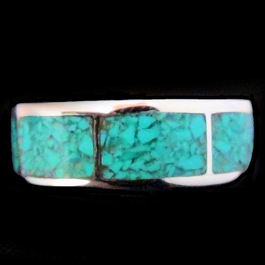 Anneau Navajo, Channel Inlay, Couleur au Choix