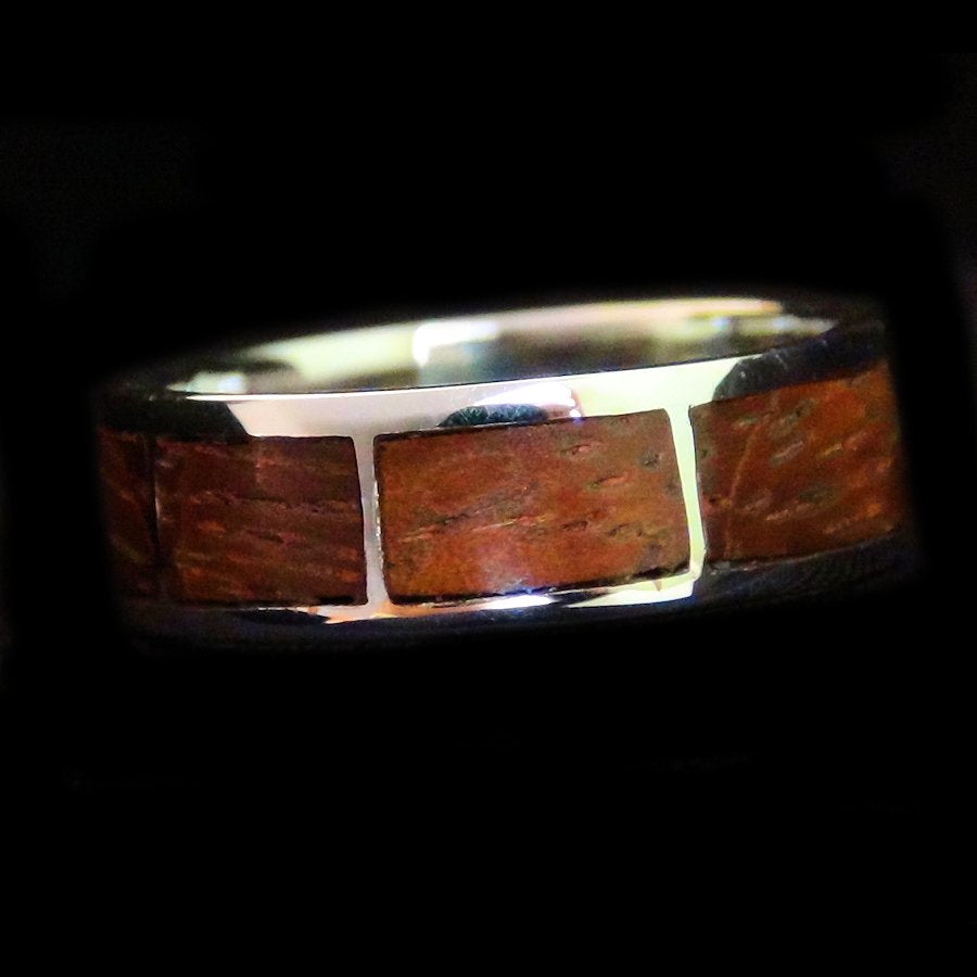 Anneau Navajo, Channel Inlay, Couleur au Choix