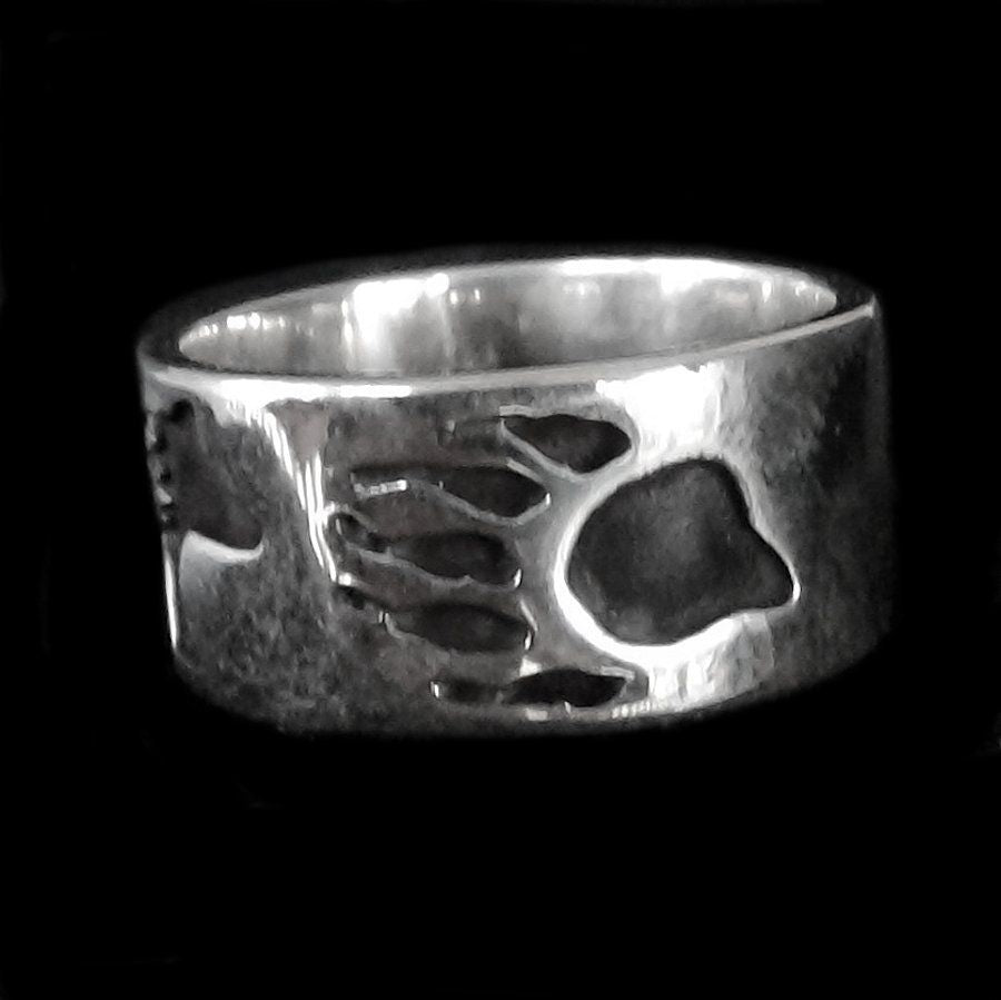 Anneau en Argent Ours, Pour Homme ou Pour Femme