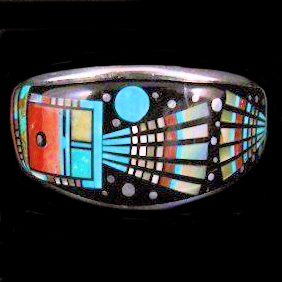 Anneau Kashina, Micro Inlay Multicolore