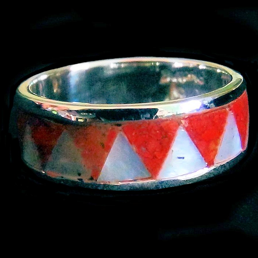 Anneau Alliance Bague de Couple en Argent et Pierre Couleur au Choix