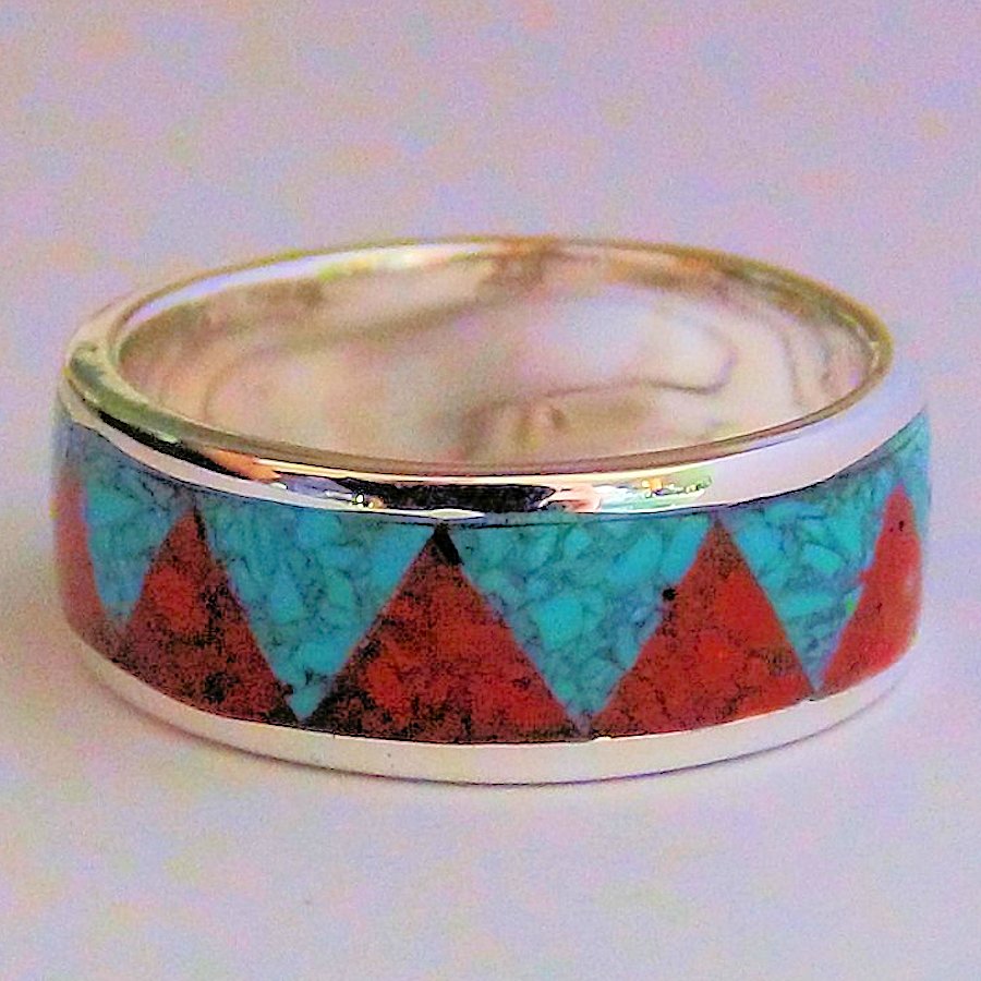 Anneau Alliance Bague de Couple en Argent et Pierre Couleur au Choix